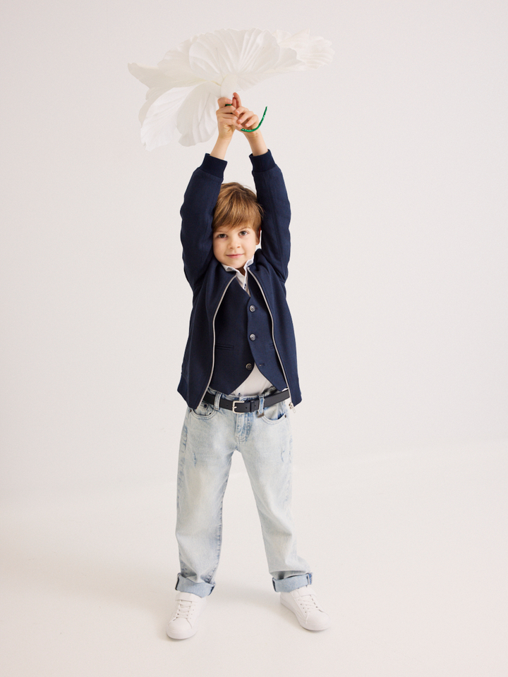 Jongens shop the look van Blue Bay, Ralph Lauren en D-Lux Zomer 2026 communie campagne