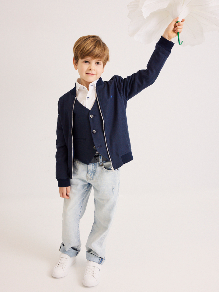 Jongens shop the look van Blue Bay, Ralph Lauren en D-Lux Zomer 2026 communie campagne