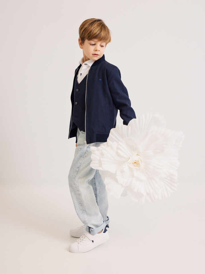 Jongens shop the look van Blue Bay, Ralph Lauren en D-Lux Zomer 2026 communie campagne