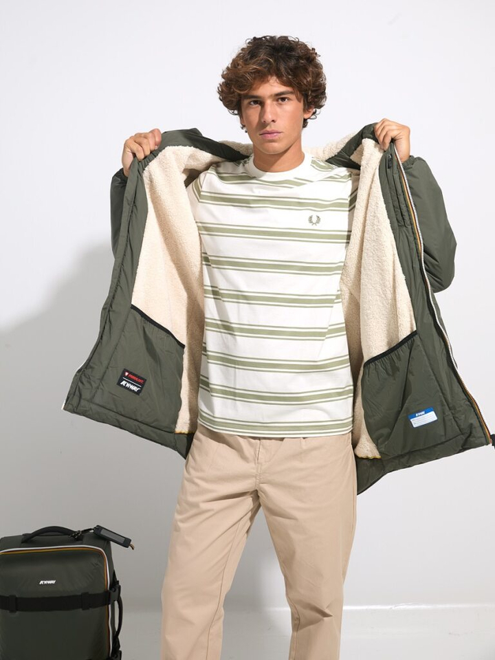 Heren shop the look van Faguo, Fred Perry, K-Way en Anerkjendt Winter 2025 shoot 1