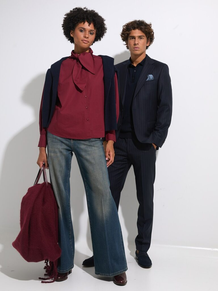 Dames shop the look van Josh V, Noir 'n' Blue, Atelier Content, Rue De Tokyo, Bellepiece en Hidesins Winter 2025 shoot 1