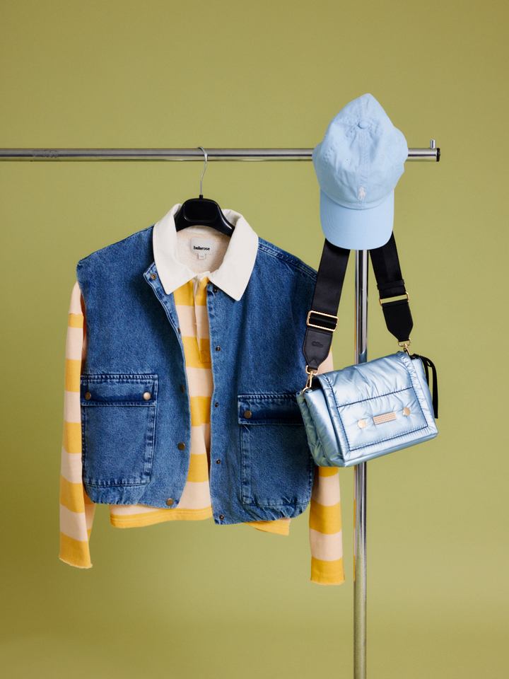 Dames shop the look van Bellerose, By Bar, Ichi, Mercer, Ralph Lauren en Mp Denmark Zomer 2026 shoot 1