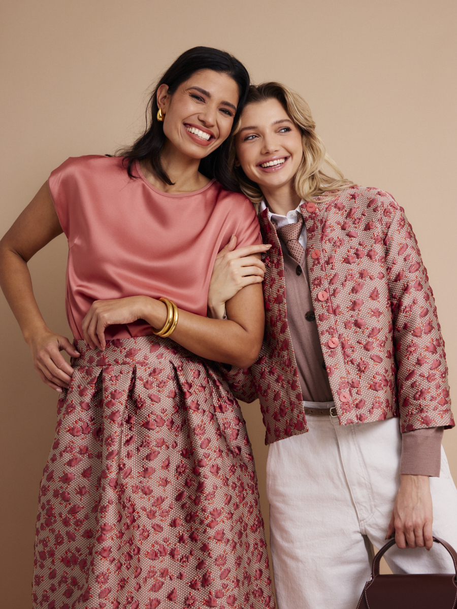 Dames shop the look van Bellerose, Zarina Rouge, Furore, Puraai, Soeur en Selected Zomer 2026 shoot 1