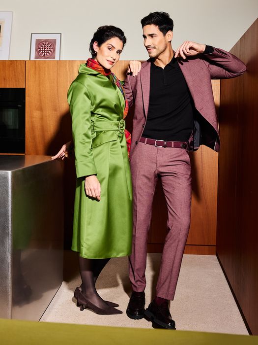 Heren shop the look van Digel, Hugo Boss en Rossano Bisconti winter 2025 party campagne