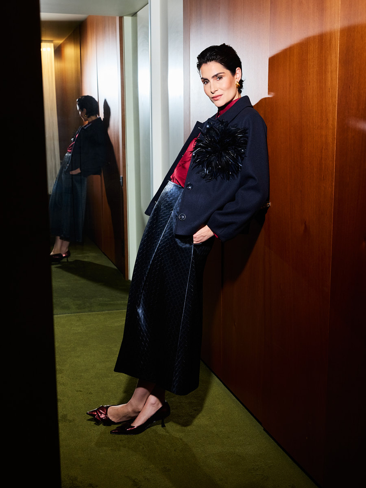 Dames shop the look van Brax, Xandres, Zinda en Marrea Winter 2025 party campagne