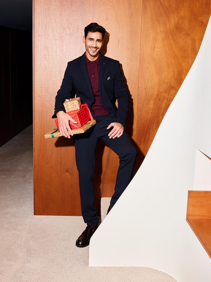 Heren shop the look van Fred Perry, Rossano Bisconti en Zuitable Winter 2025 party campagne