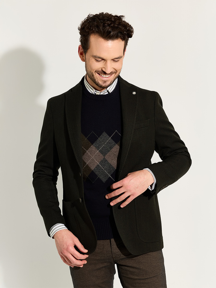 Heren shop the look van Hackett, Manuel Ritz en Doucals Winter 2025 shoot 3