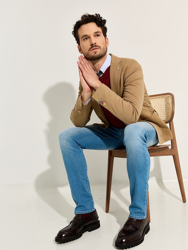 Heren shop the look van Atelier Noterman, Hackett en Marchesi Winter 2025 shoot 3