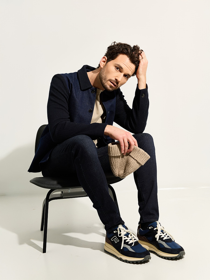Heren shop the look van Floris van Bommel, For all Mankind en Mos Mosh Winter 2025 shoot 3