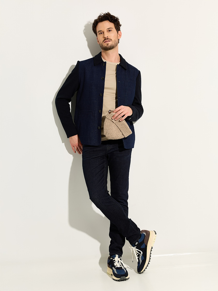 Heren shop the look van Floris van Bommel, For all Mankind en Mos Mosh Winter 2025 shoot 3