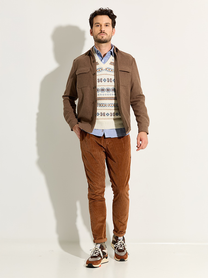 Heren shop the look van Floris van Bommel, Mos Mosh en Vanessa Bruno Winter 2025 shoot 3