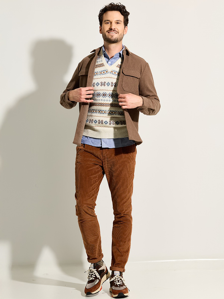 Heren shop the look van Floris van Bommel, Mos Mosh en Vanessa Bruno Winter 2025 shoot 3