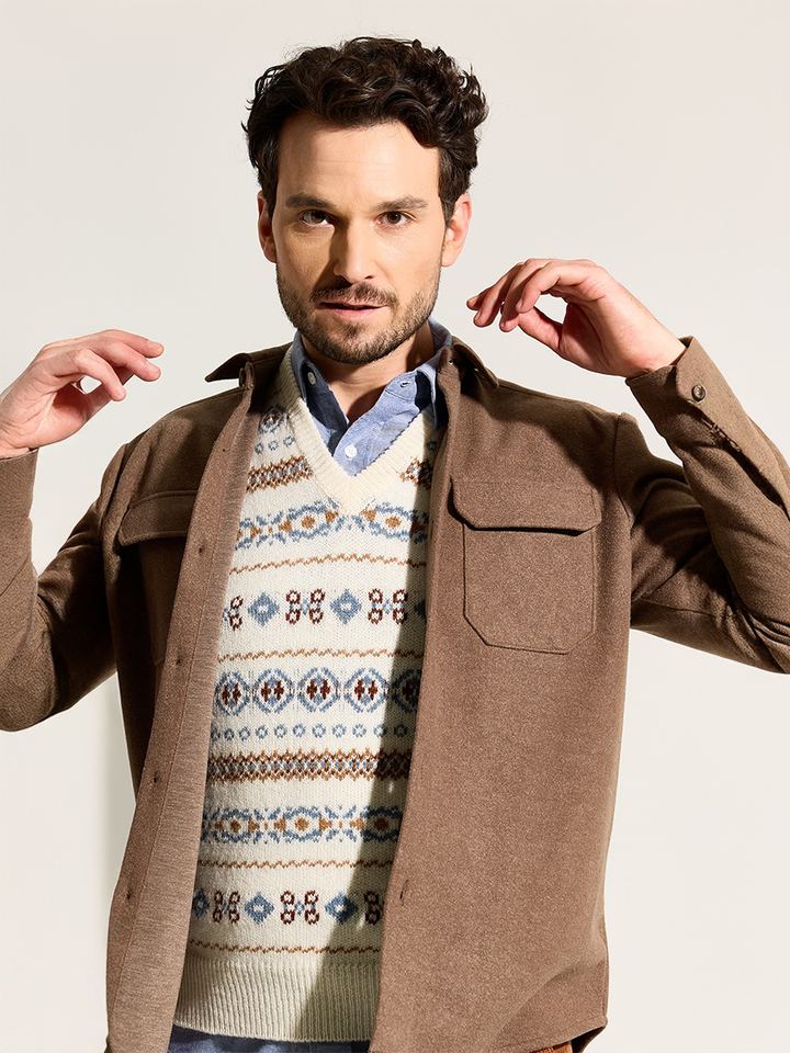 Heren shop the look van Floris van Bommel, Mos Mosh en Vanessa Bruno Winter 2025 shoot 3