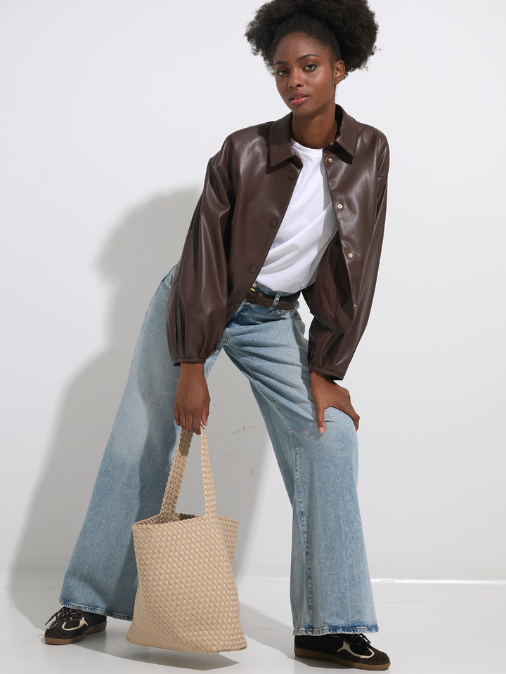 Dames shop the look van For all Mankind, K&J, Liu Jo, Twinset en Alohas Winter 2025