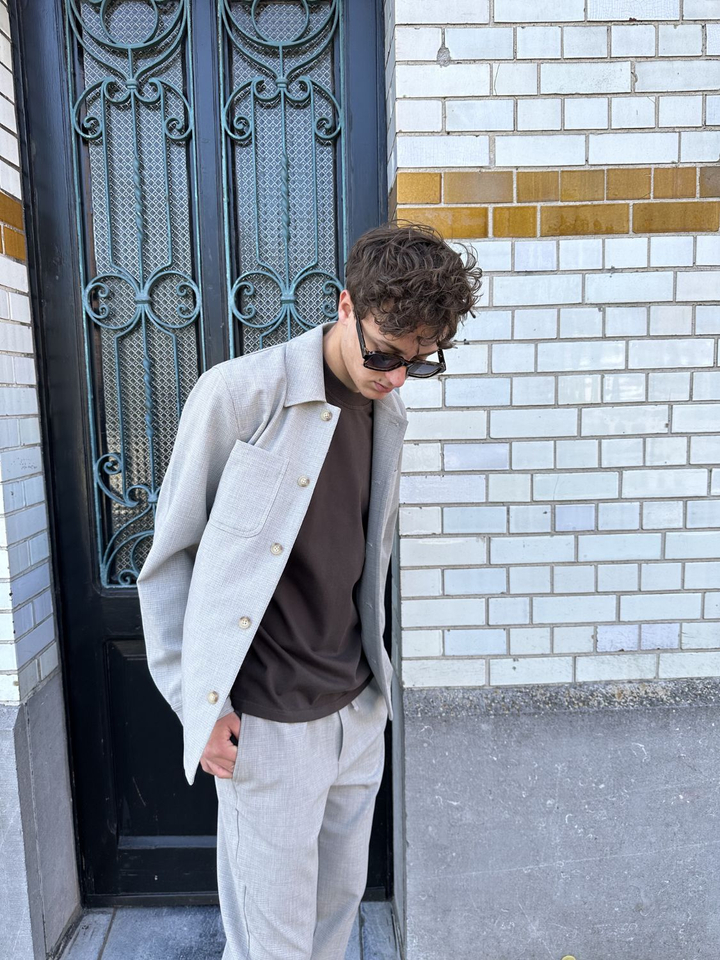 Heren | shop the look van Les Deux en New Balance | Winter '26 | Deleye Creators FW26