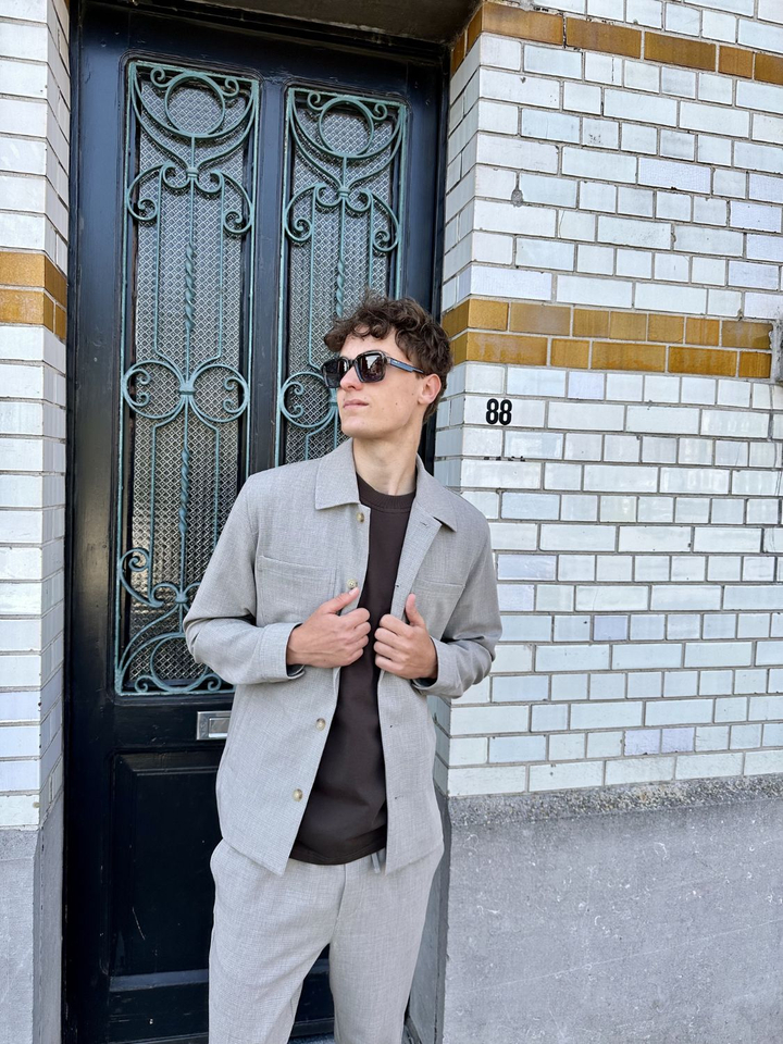 Heren | shop the look van Les Deux en New Balance | Winter '26 | Deleye Creators FW26
