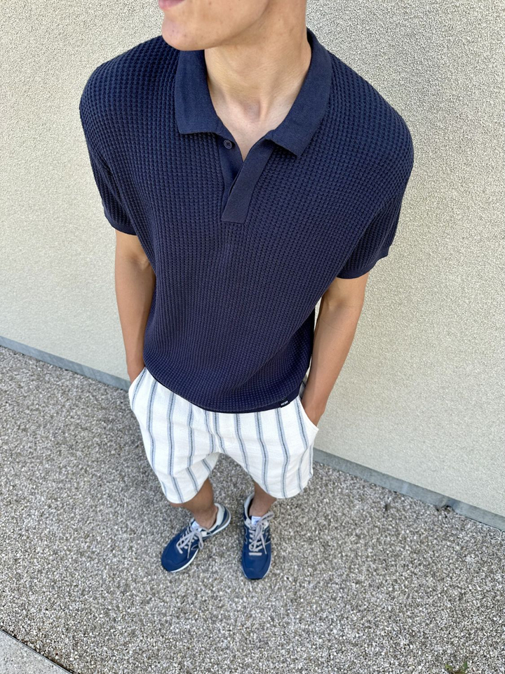 Heren | shop the look van Selected, Antwrp en New Balance | Zomer '26 | Deleye Creators FW26