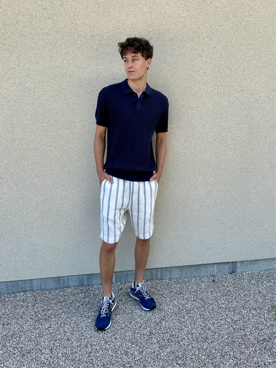 Heren | shop the look van Selected, Antwrp en New Balance | Zomer '26 | Deleye Creators FW26