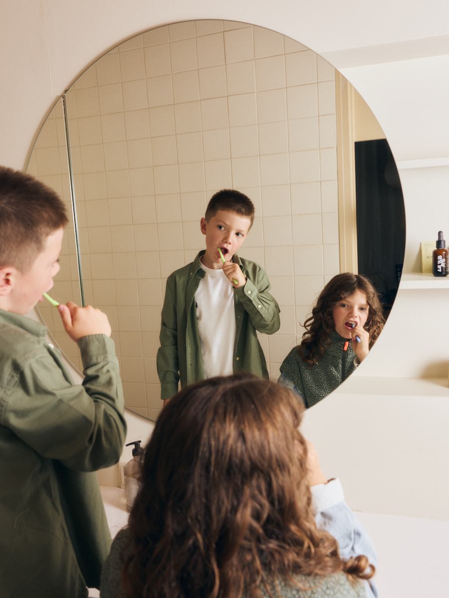 Kids | shop the look van Retour, Ralph Lauren Kids, New Balance, Bellerose, AO76, Puraai en Rtb | Winter '26 | Back to School