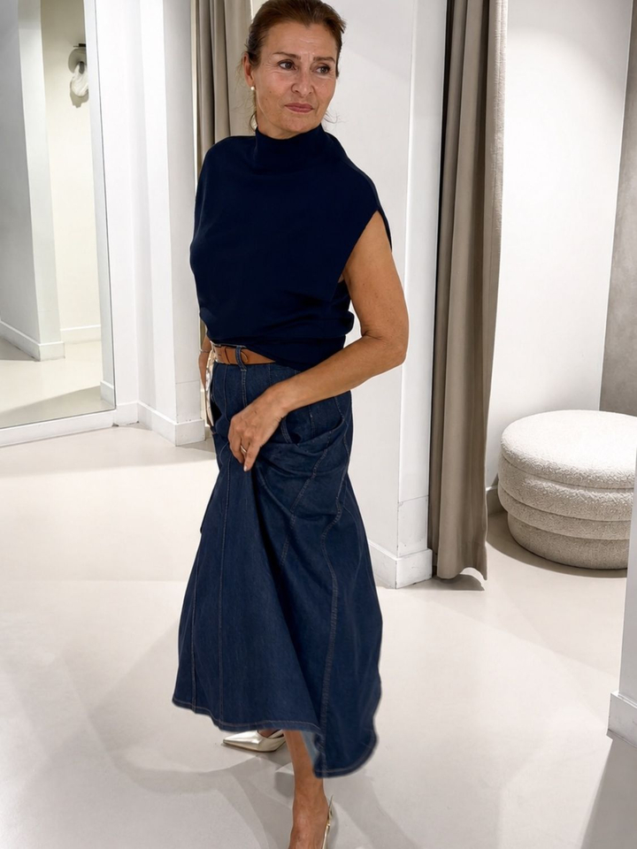Dames | shop the look van Caroline Biss, Semicouture en Natan edition 5 | Winter '26 | Deleye Creators FW26