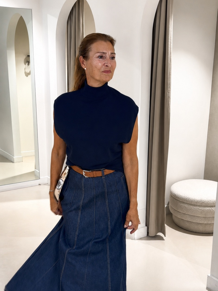 Dames | shop the look van Caroline Biss, Semicouture en Natan edition 5 | Winter '26 | Deleye Creators FW26