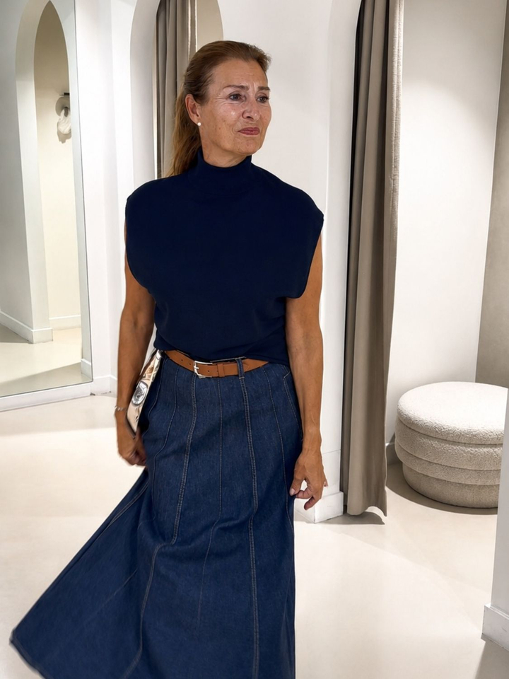 Dames | shop the look van Caroline Biss, Semicouture en Natan edition 5 | Winter '26 | Deleye Creators FW26