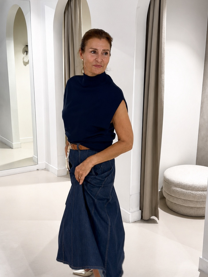 Dames | shop the look van Caroline Biss, Semicouture en Natan edition 5 | Winter '26 | Deleye Creators FW26