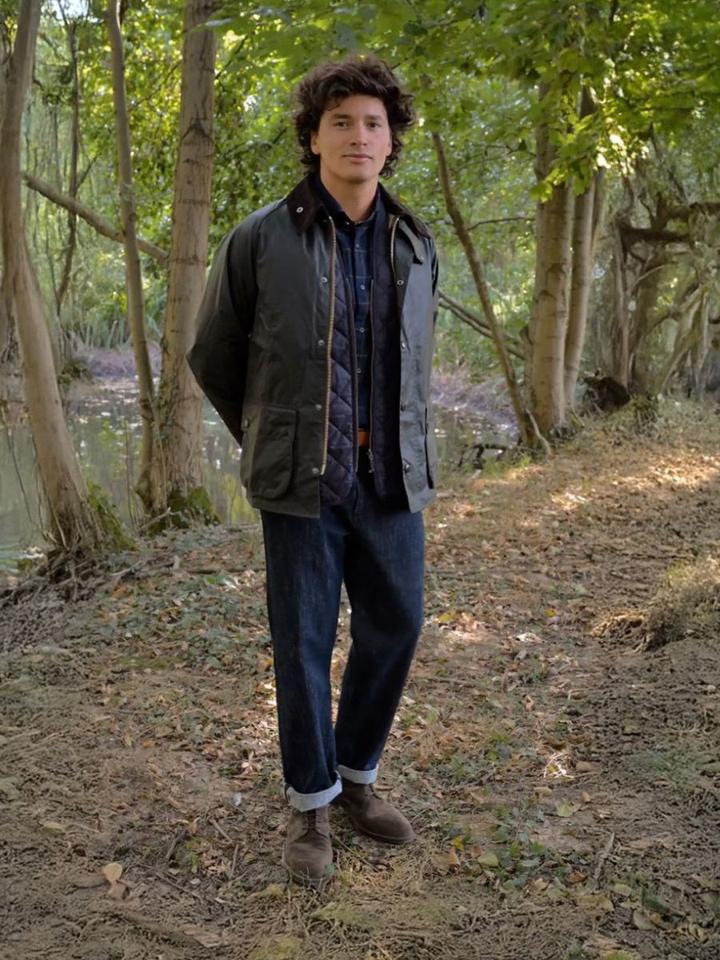 Heren | shop the look van Barbour, Fil Noir, Mos Mosh en Cordwainer | Winter '26 | Deleye Creators FW26