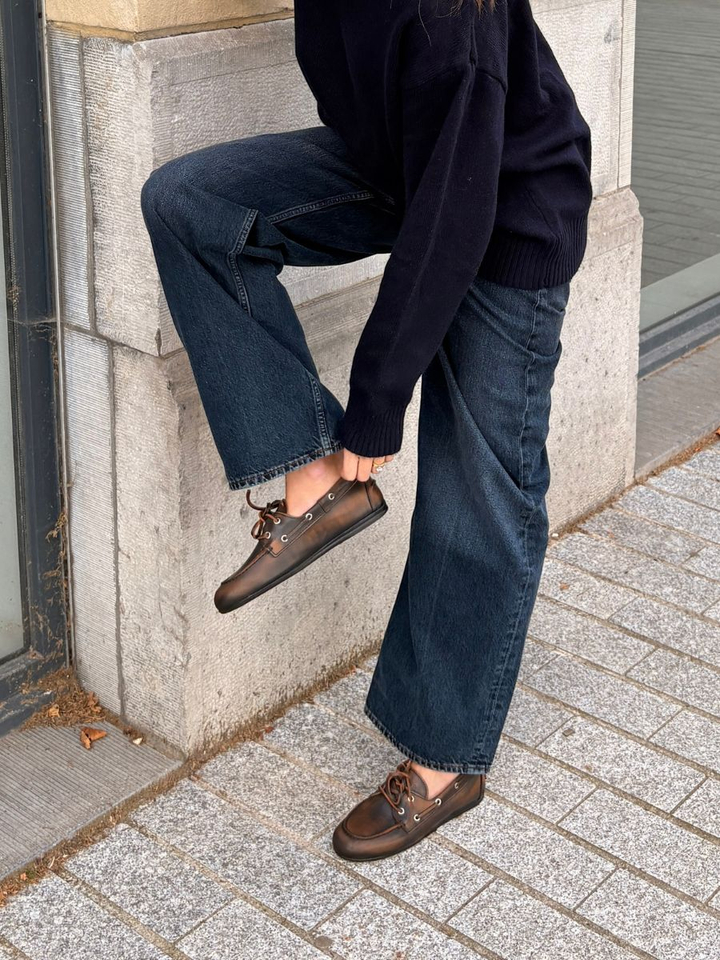 Dames | shop the look van Jiji Studio, Agolde en Posa | Winter '26 | Deleye Creators FW26