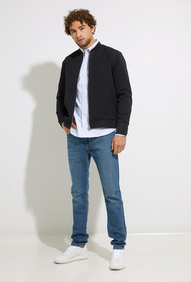 Heren shop the look van Levis en Les deux