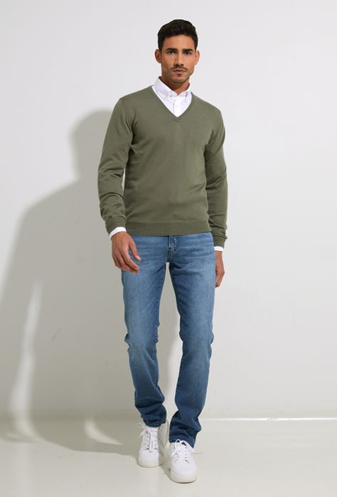 Heren shop the look van Gran Sasso, Pierre Cardin en Olymp