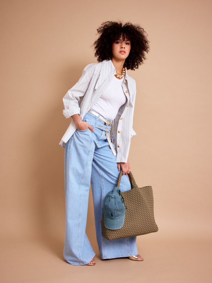 Dames shop the look van Bellerose, Closed, Essentiel, Lola Cruz, Ralph Lauren en Marrea Zomer 2026 shoot 2