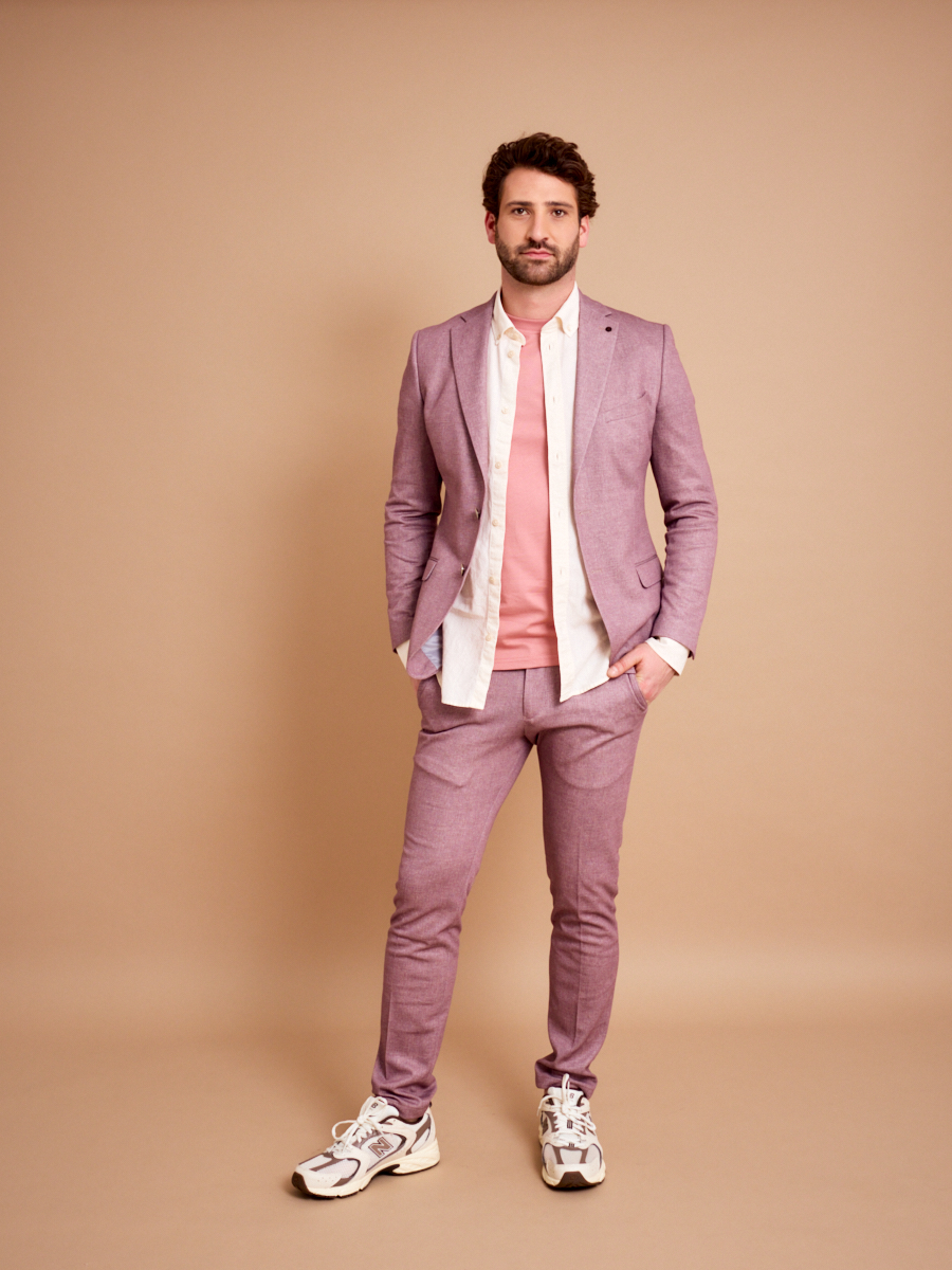 Heren shop the look van Les deux, Zuitable en New Balance Zomer 2026 shoot 2