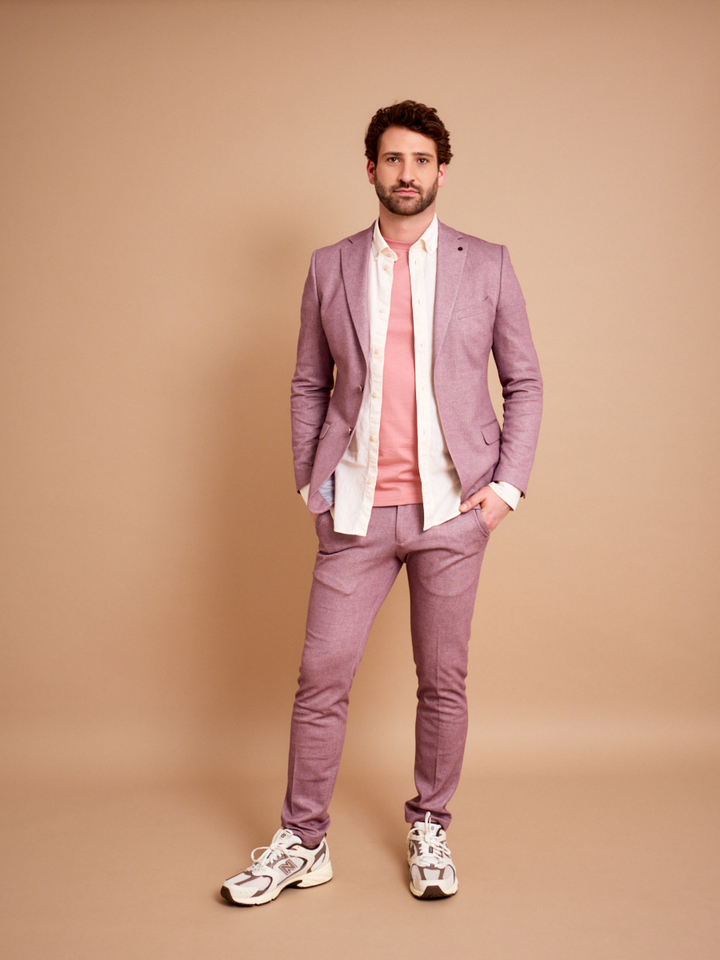 Heren shop the look van Les deux, Zuitable en New Balance Zomer 2026 shoot 2