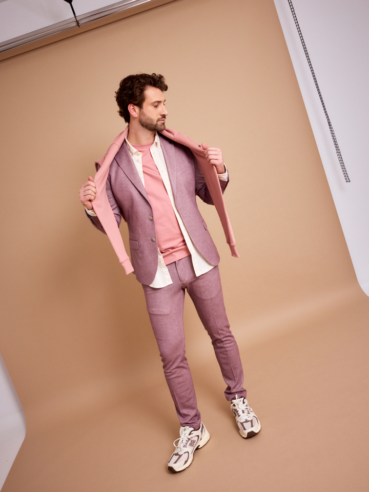 Heren shop the look van Les deux, Zuitable en New Balance Zomer 2026 shoot 2