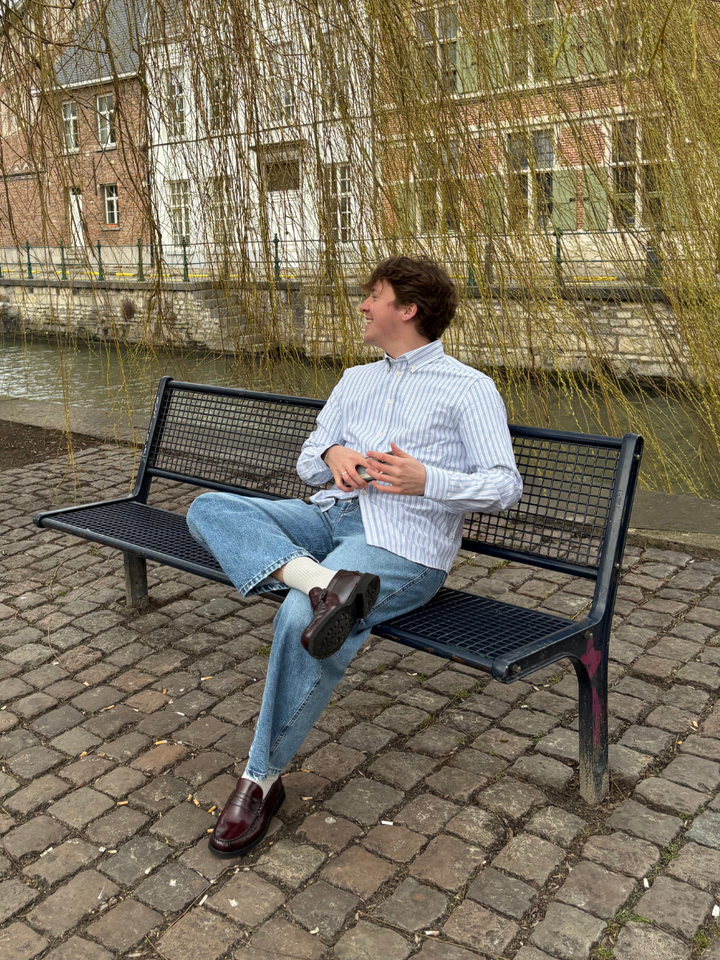 Heren | shop the look van Fluchos, Les Deux, Mrs Hosiery en Jacob Cohen | Zomer '26 | Deleye Creators