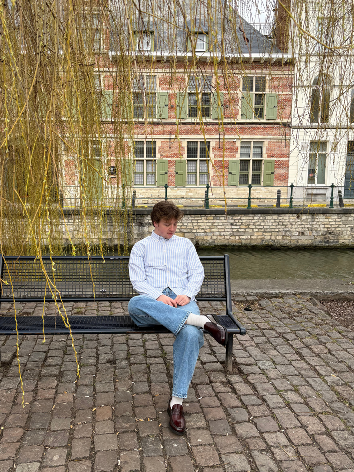 Heren | shop the look van Fluchos, Les Deux, Mrs Hosiery en Jacob Cohen | Zomer '26 | Deleye Creators