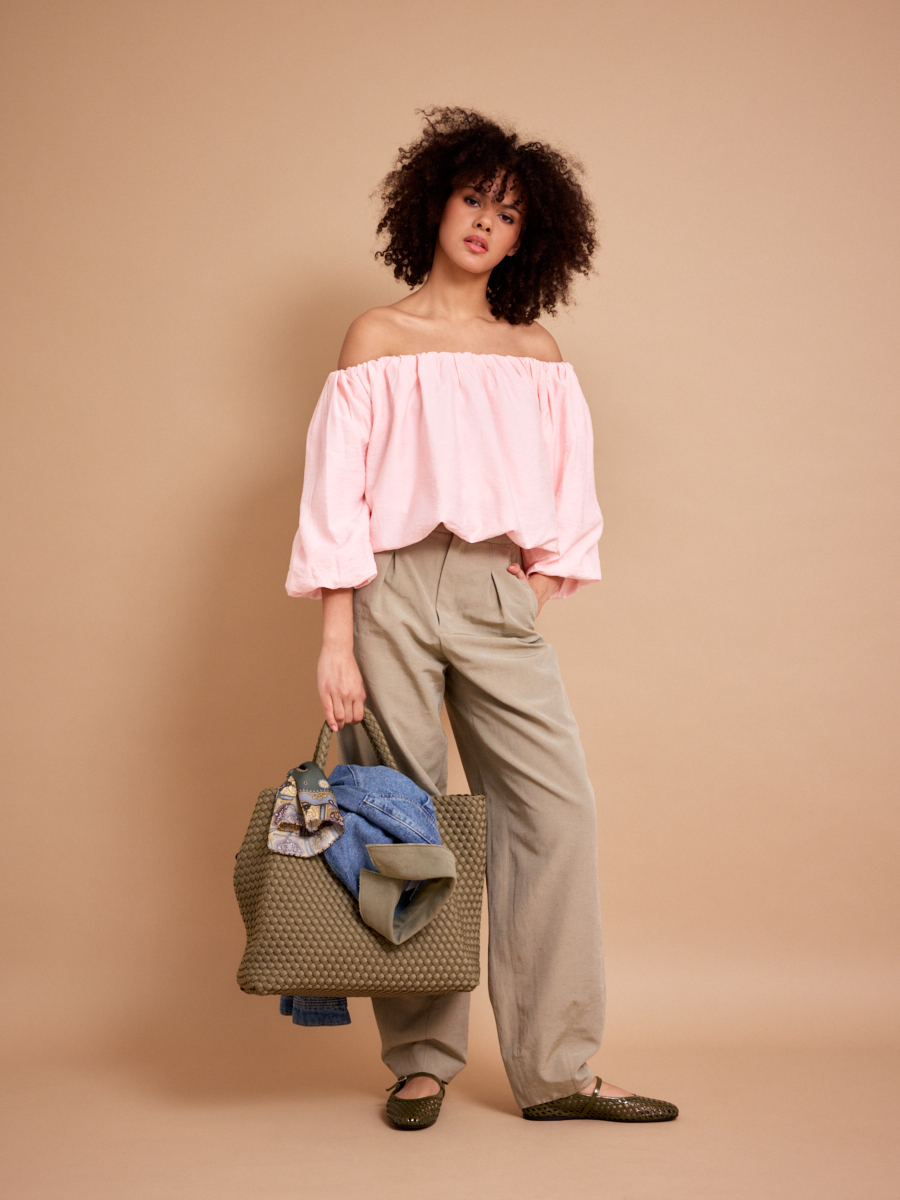 Dames shop the look van Ba&Sh, Les Cordes, Rotta, Soeur en Marrea Zomer 2026 shoot 2