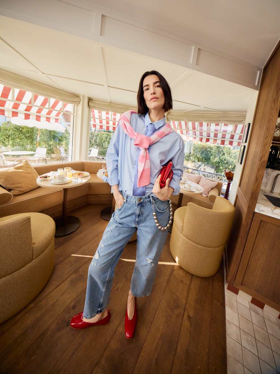 Dames shop the look van Essentiel, Profuomo Michaelis en Jumpers Zomer 2026 Villa Bonnie