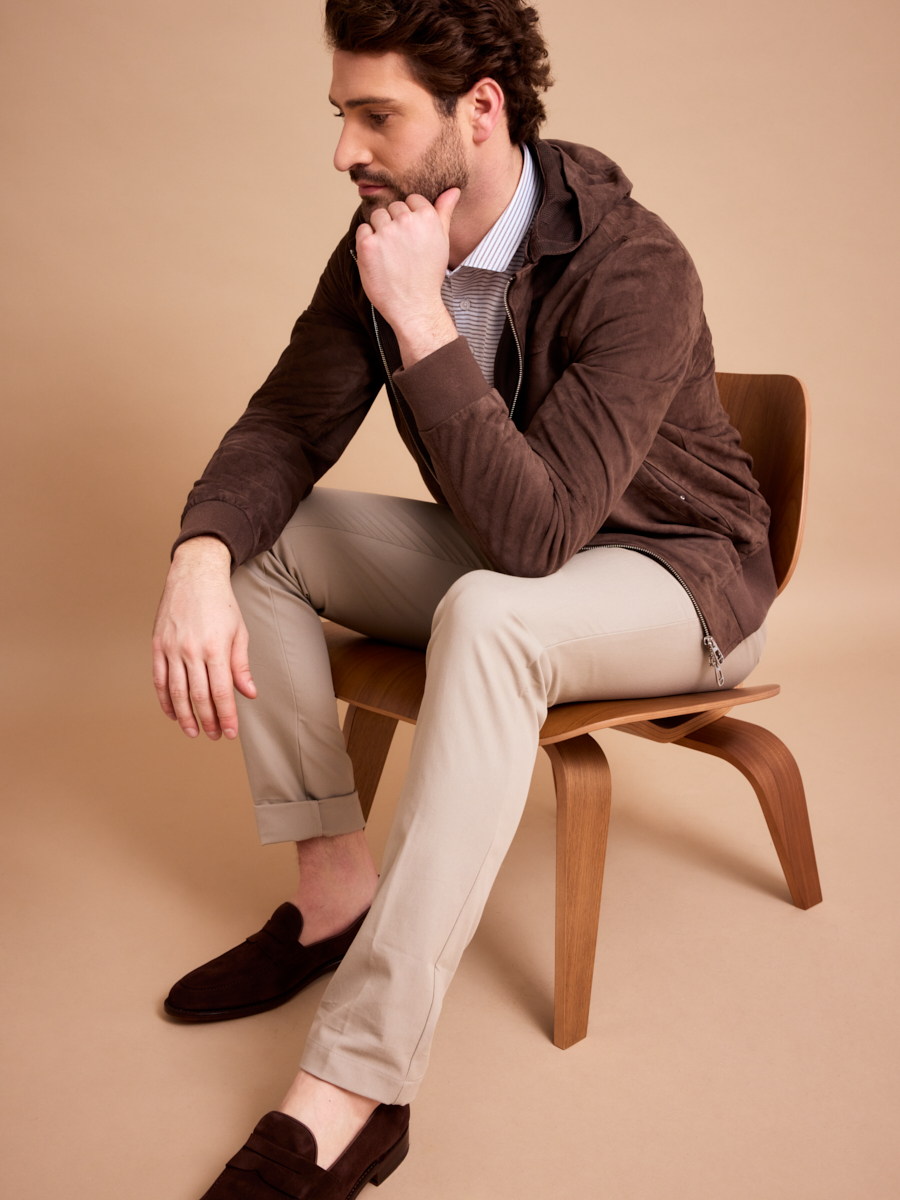 Heren shop the look van Hugo Boss, La Boucle, Milestone, State Of Art en Cordwainer Zomer 2026 shoot 2