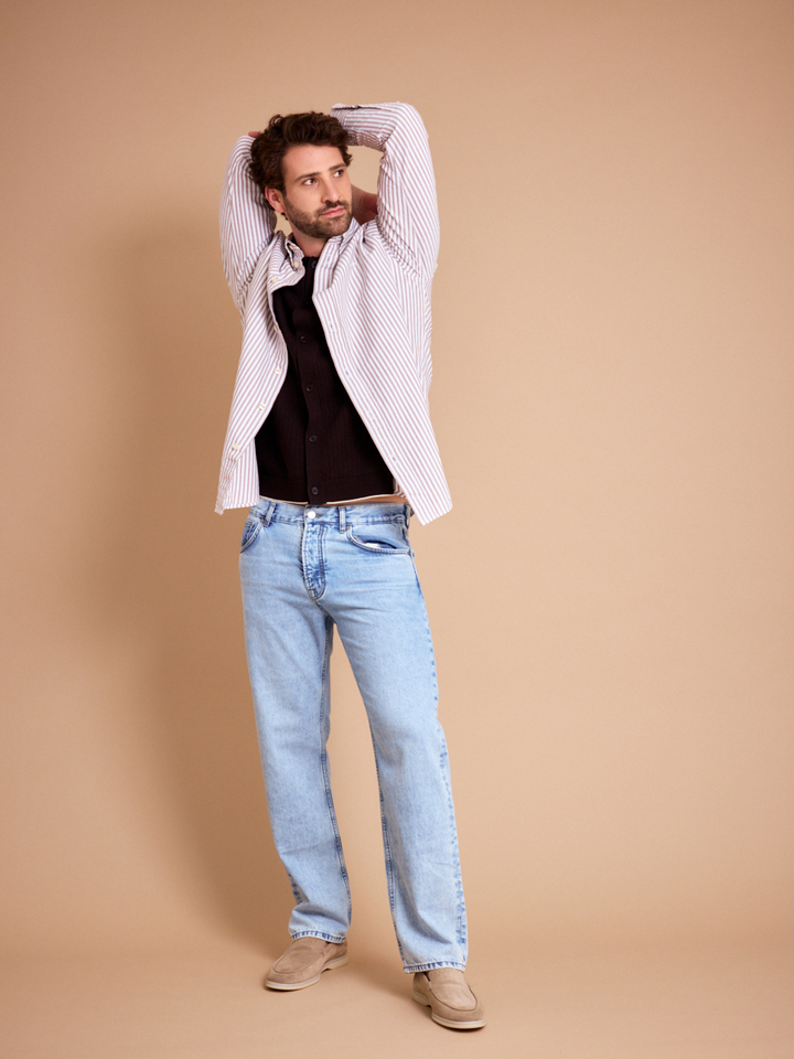 Heren shop the look van Rossano Bisconti en NN07 Zomer 2026 shoot 2