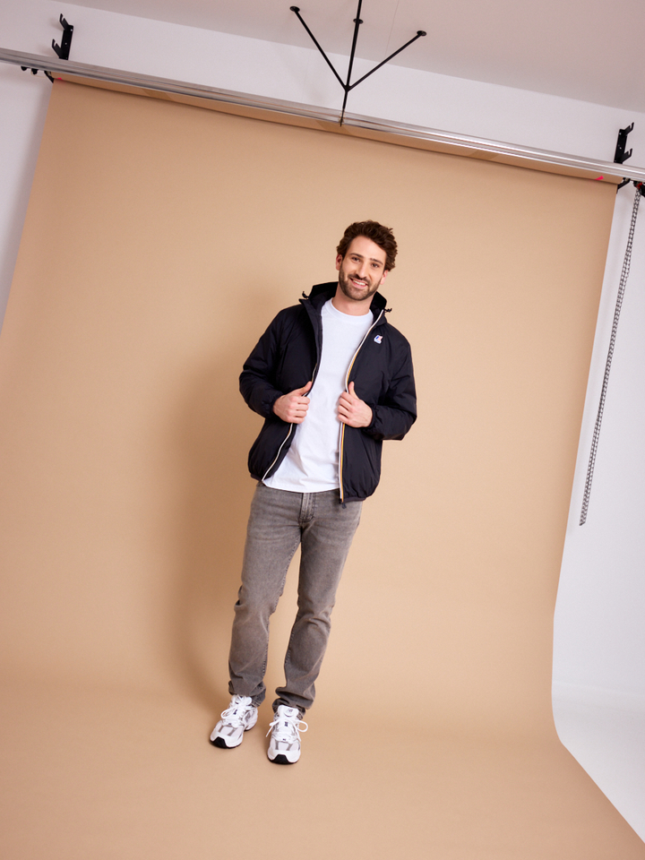 Heren shop the look van Kway, Levis en New Balance Zomer 2026 shoot 2