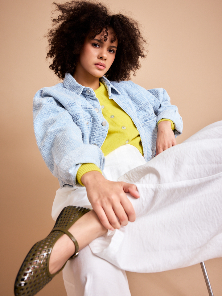 Dames shop the look van American Vintage, Ralph Lauren, Rotta, Homage, Withblack, Marrea en Eleh Zomer 2026 shoot 2