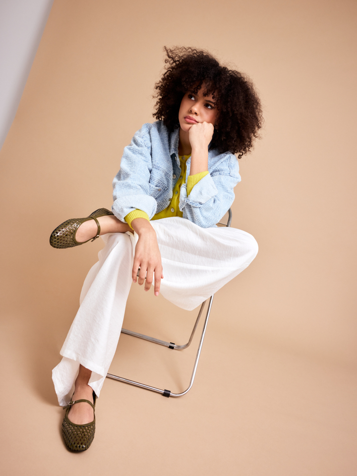 Dames shop the look van American Vintage, Ralph Lauren, Rotta, Homage, Withblack, Marrea en Eleh Zomer 2026 shoot 2