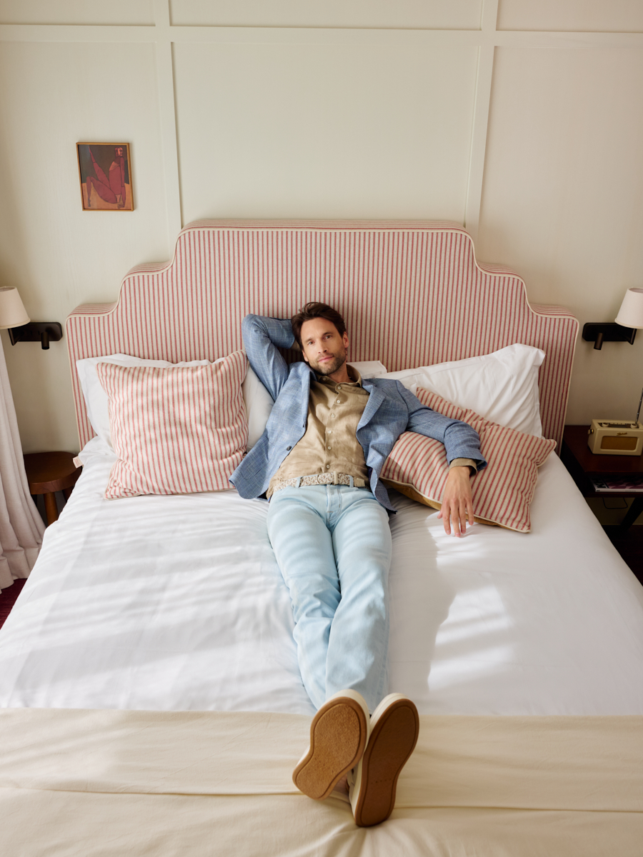 Heren shop the look van Hugo Boss, Jacob Cohen en La Boucle Zomer 2026 Villa Bonnie