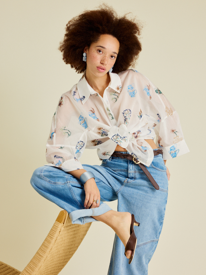 Dames | shop the look van Baum und Pferdgarten, Munthe, Odare, K&J en Laurence Delvallez | Winter '26 | Shop the look high summer