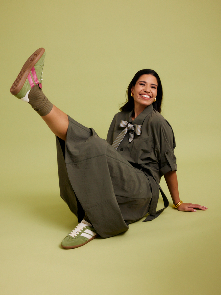Dames shop the look van Gianni Charini, Hugo Boss, Xandres en Ellen Beeckmans Zomer 2026 shoot 1