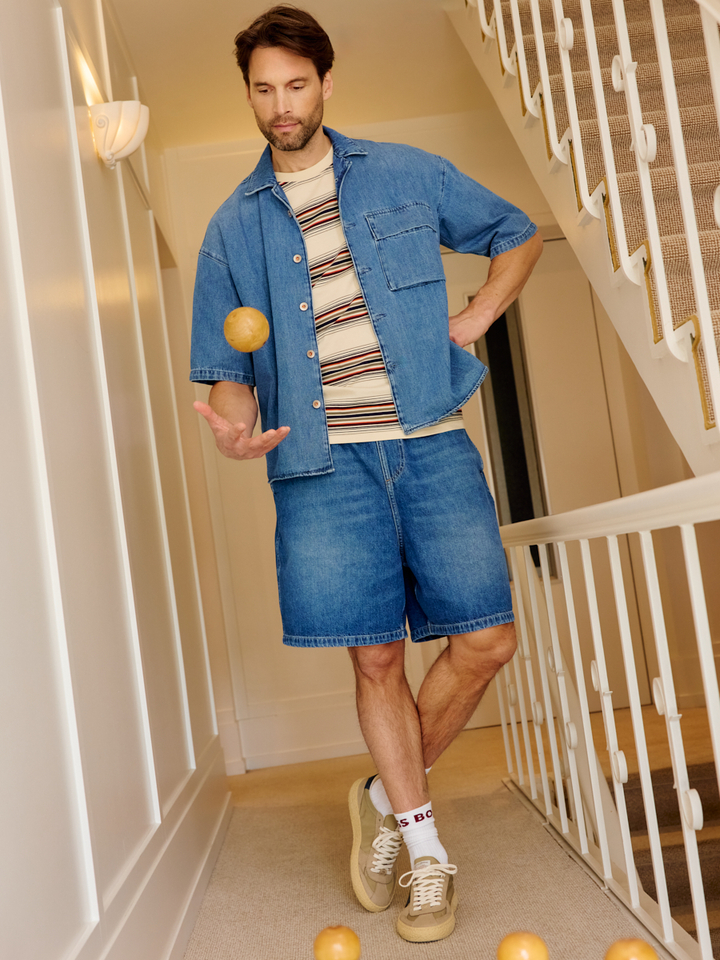 Heren shop the look van Bellerose, Hugo Boss, Iriedaily en Puraai Zomer 2026 Villa Bonnie