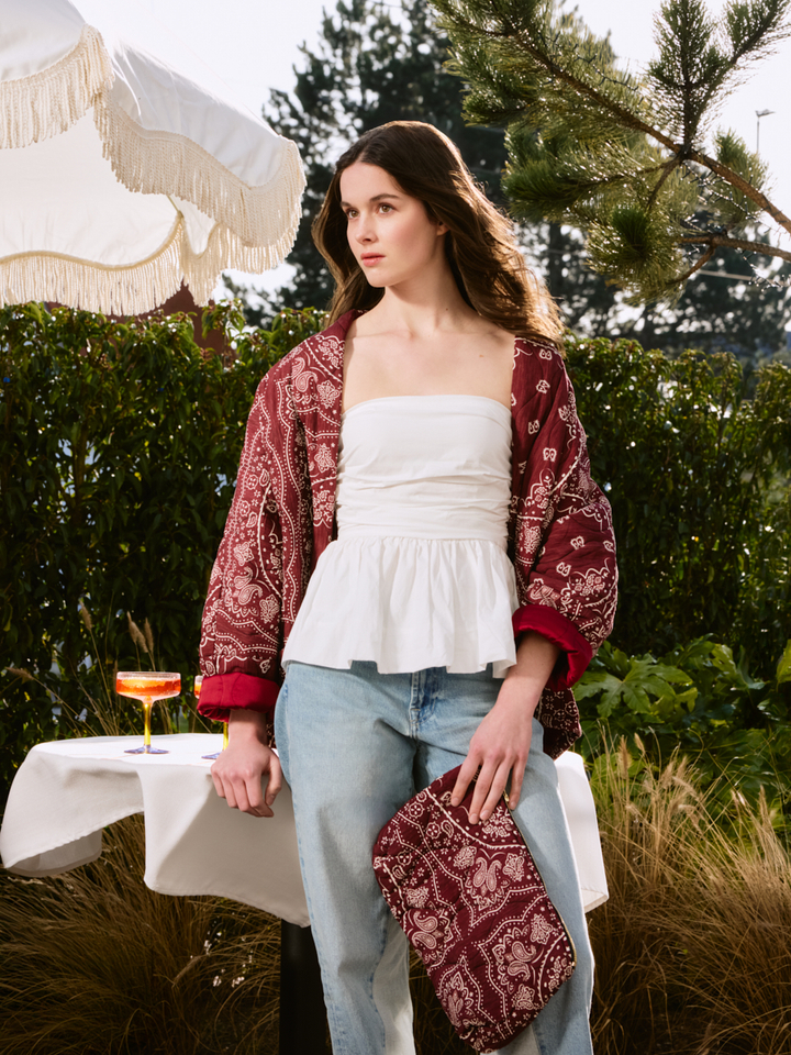 Dames shop the look van For all Mankind en Hidesins Zomer 2026 Villa Bonnie