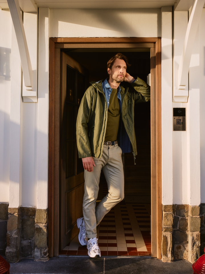 Heren shop the look van A Fish named Fred, Bellerose, Duno, La Boucle, Mason's, Mos Mosh, New Balance en Xacus Zomer 2026 Villa Bonnie